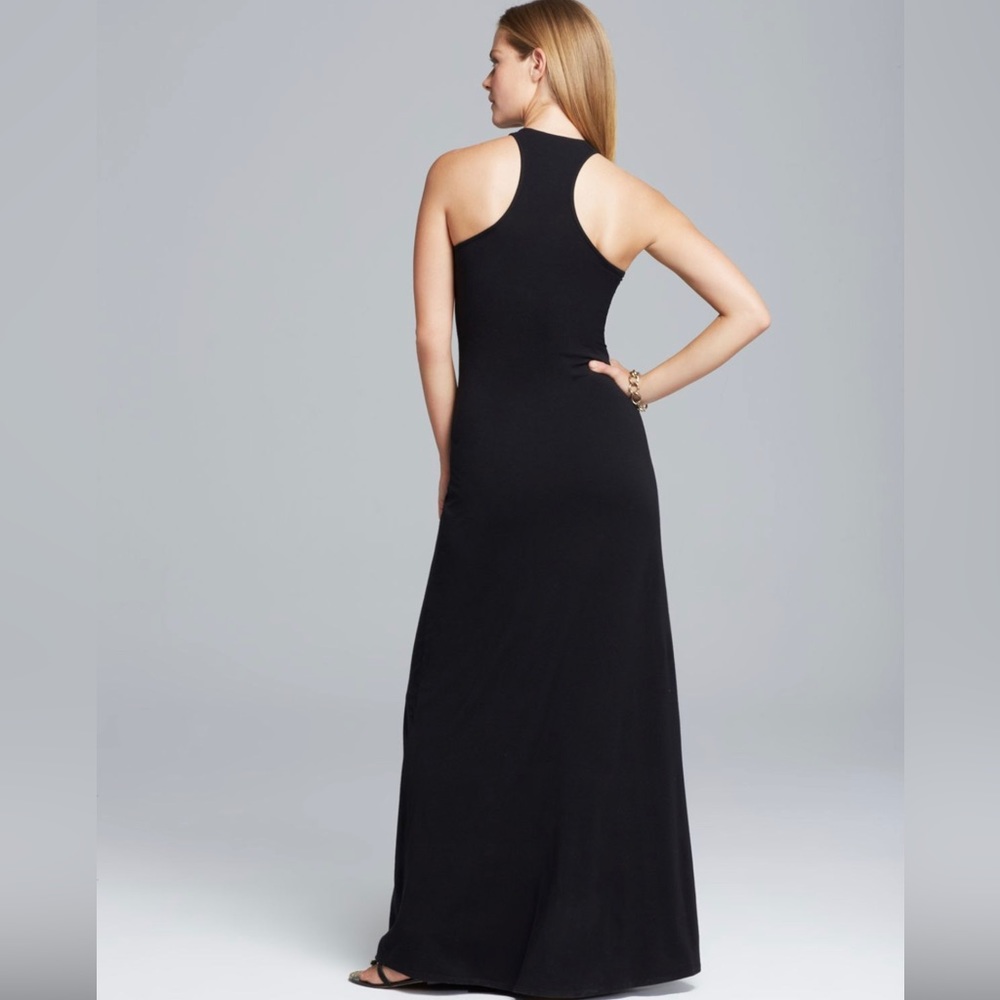 Splendid black maxi racer back dress size medium M